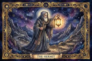 Die Eremit Tarot-Karte: Dein Leitfaden zur inneren Weisheit