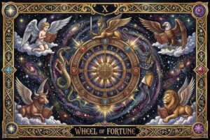 Das Rad des Schicksals Tarot: Bedeutung von Schicksal und den Zyklen des Lebens