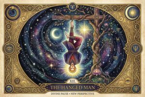 Der Gehängte Tarot-Karte Bedeutungen: Göttliche Pause und neue Perspektive