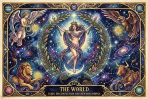Die Welt Tarotkarte Bedeutungen: Dein Leitfaden zu Vollendung und Neuanfängen