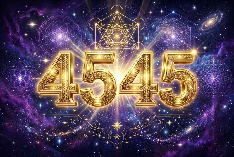 Engelszahl 4545 symbolisiert Gleichgewicht zwischen Stabilität und Veränderung für persönliches Wachstum und materielle Wohlstand.