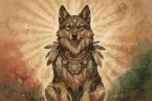Brauner Hund schaut vertrauensvoll in die Kamera, symbolisiert bedingungslose Loyalität und emotionale Schutzqualitäten.