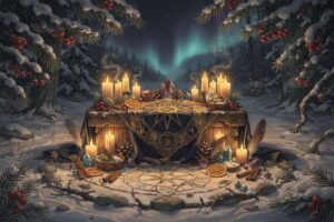 Yule-Hexerei: Wintersonnenwende-Magie für das wiederkehrende Licht
