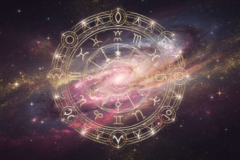 Zwei Geburtshoroskope werden übereinander gelegt, um astrologische Beziehungsmuster zwischen zwei Menschen zu analysieren und...