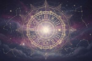Kosmische Konstellation zeigt das Zusammenspiel von Liebesplanet Venus und Kriegsplanet Mars in ihrer energetischen Dynamik am...