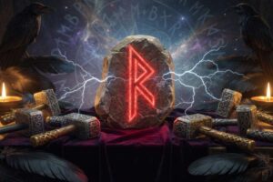 Thurisaz-Rune Bedeutung: Thors Hammer, Schutz und reaktive Kraft