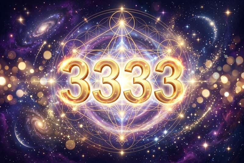Vier Dreien in Folge symbolisieren spirituelle Führung und die Manifestationskraft des Universums.