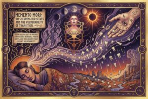 Nahaufnahme eines menschlichen Gebisses mit fehlenden Zähnen, die spirituelle Traumsymbolik zum Ausdruck bringt.