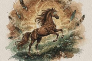 Pferd als Krafttier: Bedeutung, Symbolik & Botschaften