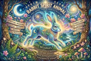 Ein braun gefleckter Hase sitzt aufmerksam in der Natur und verkörpert Schnelligkeit, Intuition und spirituelle Wachsamkeit.