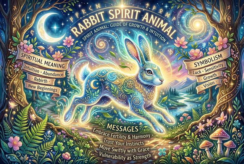 Ein braun gefleckter Hase sitzt aufmerksam in der Natur und verkörpert Schnelligkeit, Intuition und spirituelle Wachsamkeit.