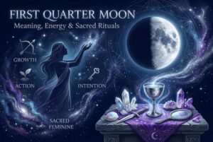Erstes Viertel: Bedeutung, Energie & Heilige Rituale
