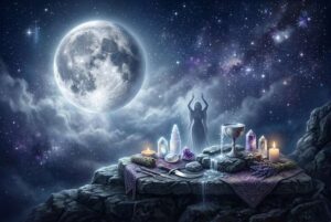 Abnehmender Gibbous-Mond: Bedeutung, Energie & heilige Rituale