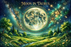 Der Stier-Mond prägt eine stabile emotionale Grundlage mit praktischen Bedürfnissen nach Sicherheit und materiellem Wohlstand.