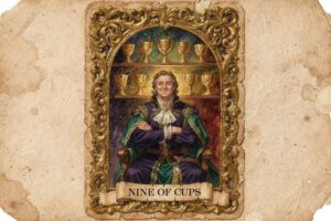 Neun der Kelche Tarot-Bedeutungen: Dein Leitfaden zu Erfüllung & Wünschen