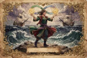 Zwei der Münzen Tarot-Karte: Die Kunst der Balance meistern