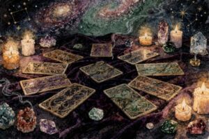 Vergangenheit Gegenwart Zukunft Tarot-Legung: Die Zeitlinie deines Lebens lesen