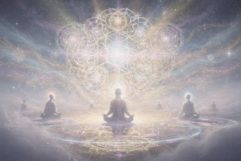 Eine mystische Tarotkarte mit goldenem Rahmen zeigt einen kraftvollen Archetypen als Symbol für persönliche Entwicklung und...