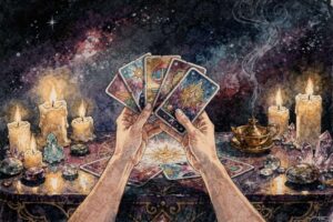 Tarot-Karten mischen: Heilige Techniken für kraftvolle Legungen
