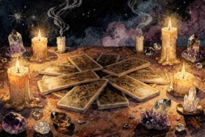 Tarot für den Steinbock: Der Teufel und die Pentakel-Hofkarten