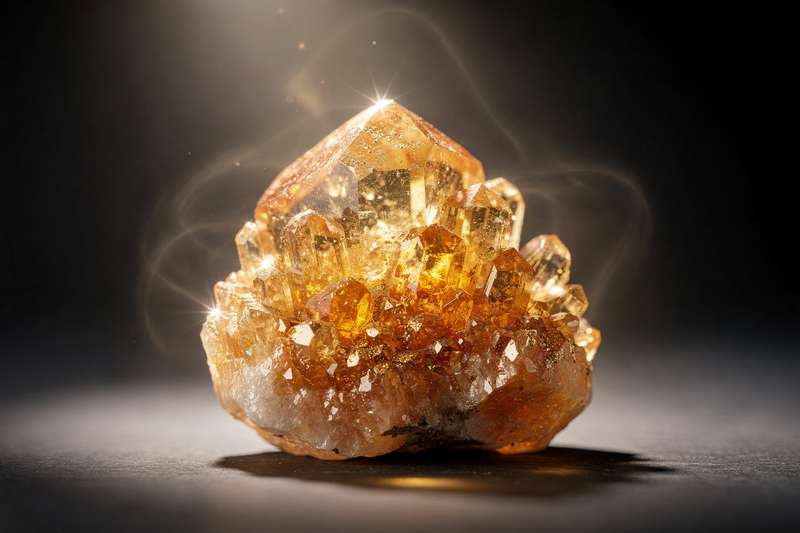 Aragonit Kristall in Naturfarben zeigt die erdende Wirkung des Minerals für innere Stabilität und emotionales Wohlbefinden.