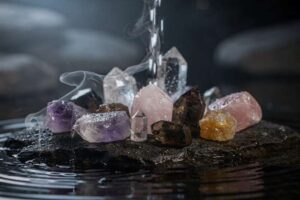 Kristalle reinigen: 9 Methoden, um negative Energie zu löschen