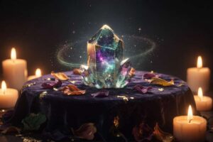 Schwarzer Obsidian Rohstein mit glänzender Oberfläche zur spirituellen Reinigung und Schutzarbeit.