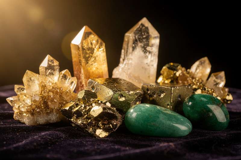 Glänzender Antimonit-Kristall mit charakteristischen metallischen Flächen und spitzer Kristallstruktur auf dunklem Untergrund.