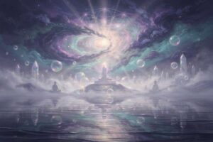 Harmonisch eingerichtetes Wohnzimmer mit Pflanzen, Holzmöbeln und natürlichem Licht zur Förderung positiver Lebensenergie.