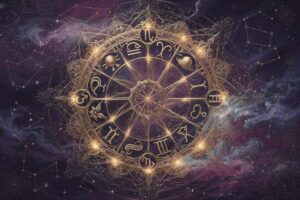 Astrologische Konstellation zeigt die Sternzeichen und Planeten für die Stier-Monatsvorhersage im Juli 2026.