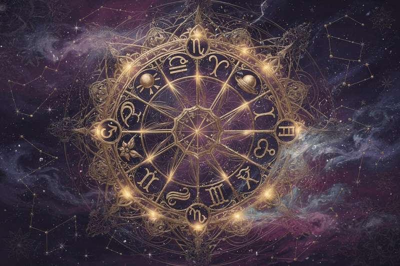 Astrologische Konstellation zeigt die Sternzeichen und Planeten für die Stier-Monatsvorhersage im Juli 2026.