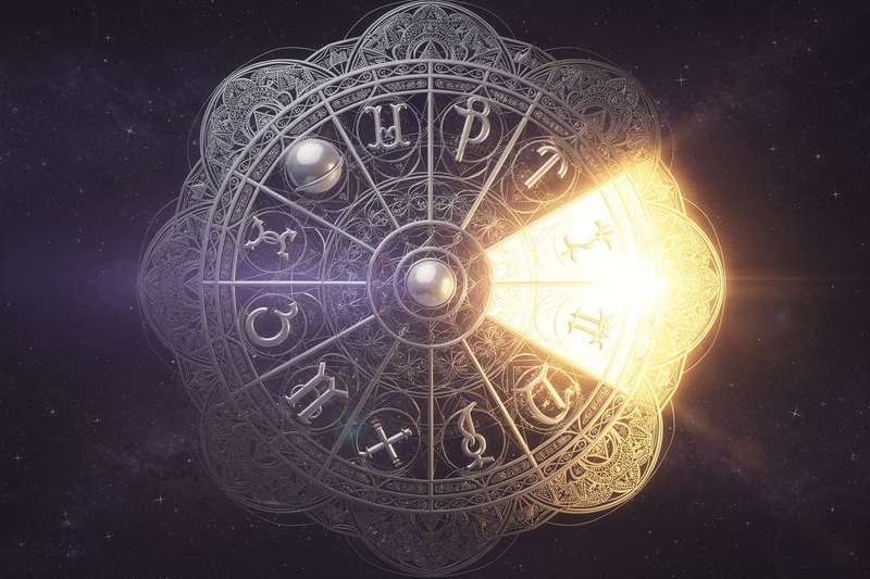 Verschiedene Zimmerpflanzen arrangiert nach Sternzeichen-Symbolen, die zeigen welche Pflanze zu welchem Horoskop passt.