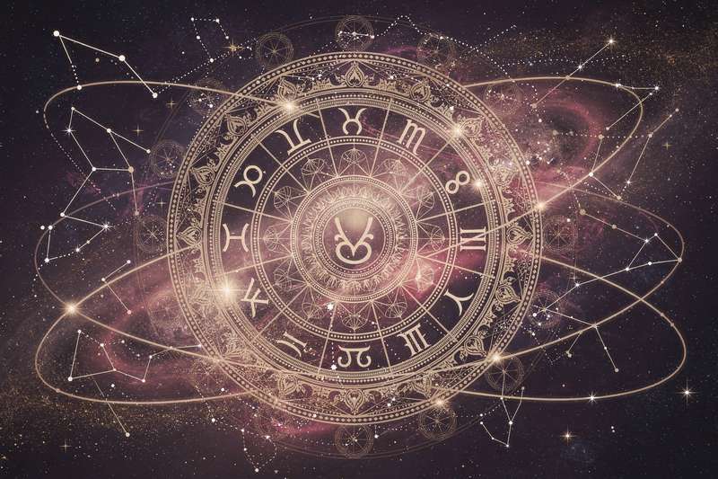 Sensibel blickender Mann mit Fische-Sternzeichen-Symbol, das seine emotionale und intuitive Natur widerspiegelt.