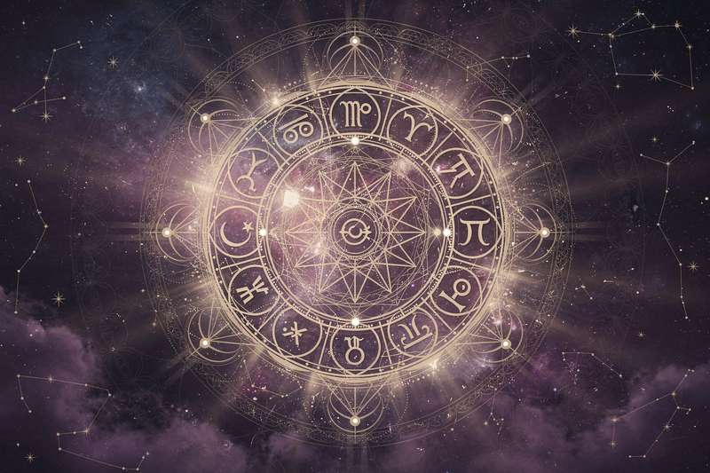 Astrologischer Kalender mit günstigen Tagen im Januar für das Sternzeichen Stier mit Mondphasen und Planetenkonstellationen.