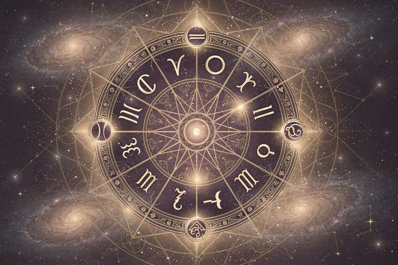 Astrologischer Kalender zeigt die günstigen Tage im Juli für das Sternzeichen Zwillinge mit farblichen Markierungen.