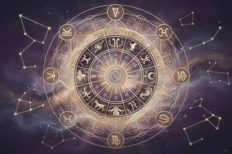 Symbolische Darstellung der Venus im Sternzeichen Krebs mit emotionalen und romantischen Elementen.