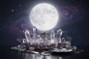 Mondkristall-Kollektion: Bedeutung, Energie & Heilige Rituale